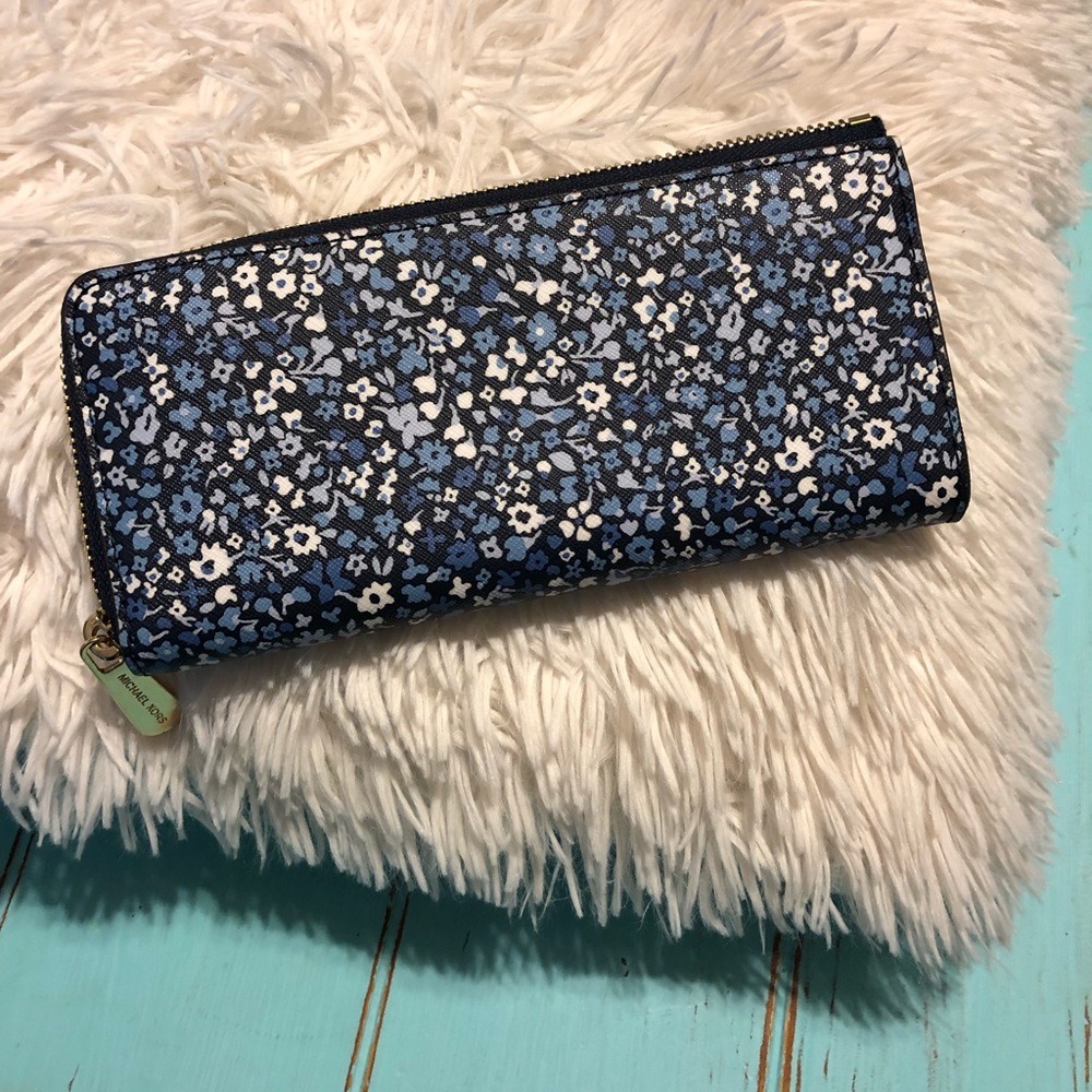 Michael Kors Blue Wallet